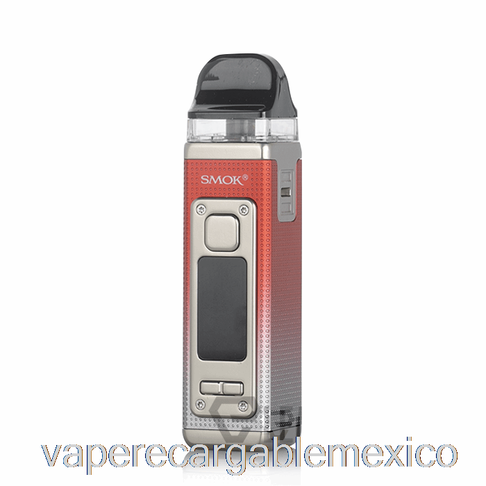 Vape Recargable Smok Rpm 4 60w Pod System Plateado Rojo